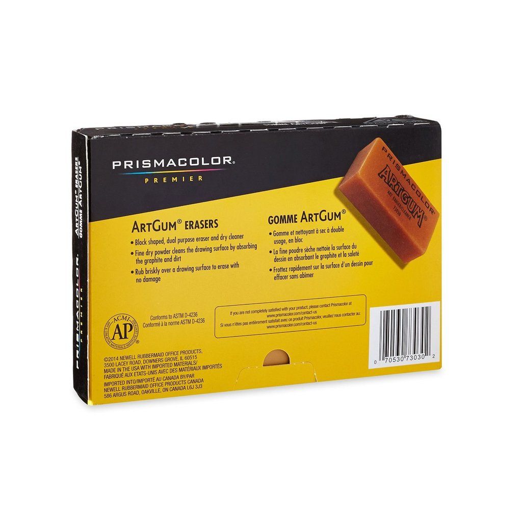 Prismacolor Design Art Gum Erasers Block Drawing Cleaning Smudges